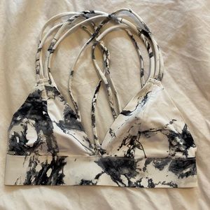 PINK Victoria’s Secret marble pattern bralette XS
